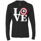 Captain's Love Triblend Long Sleeve Hoodie Tee