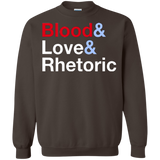 Blood Love Rhetoric Crewneck Sweatshirt