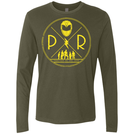 Yellow Power Men's Premium Long Sleeve