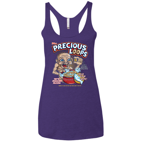 Precious Loops Women's Triblend Racerback Tank