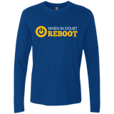 When In Doubt Reboot Men's Premium Long Sleeve