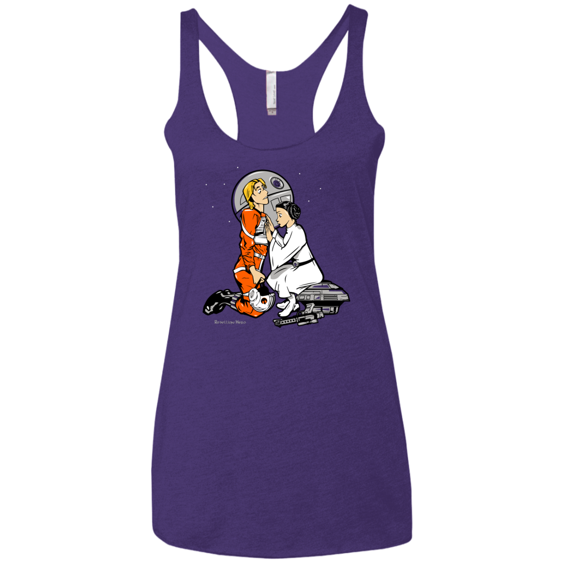 Rebellion Hero Women's Triblend Racerback Tank