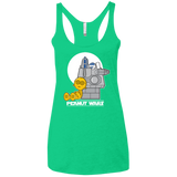 Peanut Wars Women's Triblend Racerback Tank