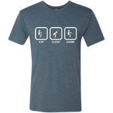 Eat Sleep Game PC Men's Triblend T-Shirt