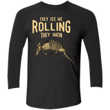 They See Me Rollin Men's Triblend 3/4 Sleeve