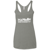 Warboy University Women's Triblend Racerback Tank