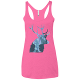 Deer Cannibal Women's Triblend Racerback Tank
