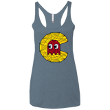 Poly Pac Man Women's Triblend Racerback Tank