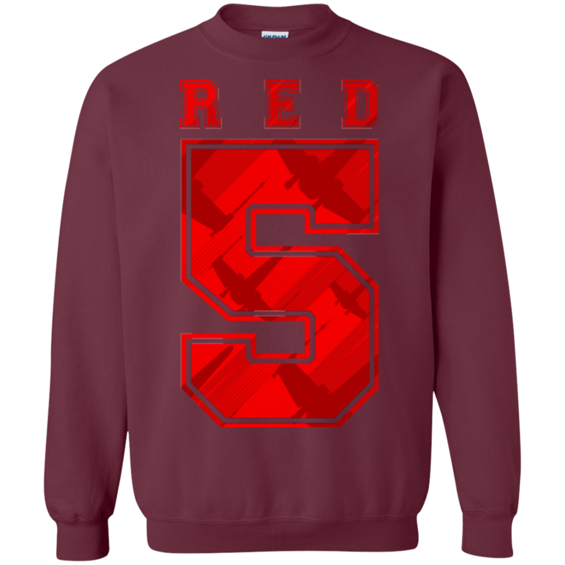 Red 5 Crewneck Sweatshirt