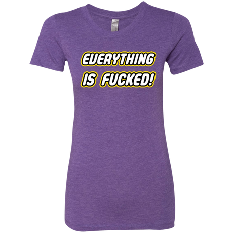 Everything is Fucked Women's Triblend T-Shirt