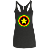 Captain Rasta Women's Triblend Racerback Tank