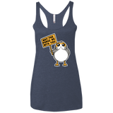 May The Porgs Be With You Women's Triblend Racerback Tank