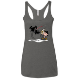 Darkness Falls Women's Triblend Racerback Tank