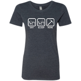 Eat Sleep Mine Women's Triblend T-Shirt