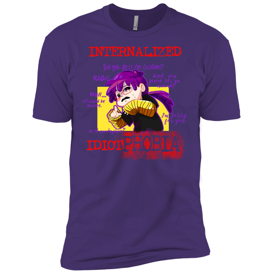 Idiot phobia Men's Premium T-Shirt