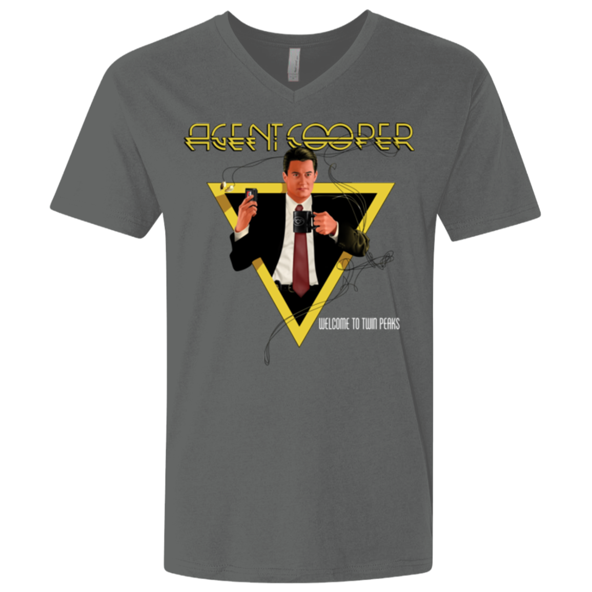 Agent Cooper Men's Premium V-Neck