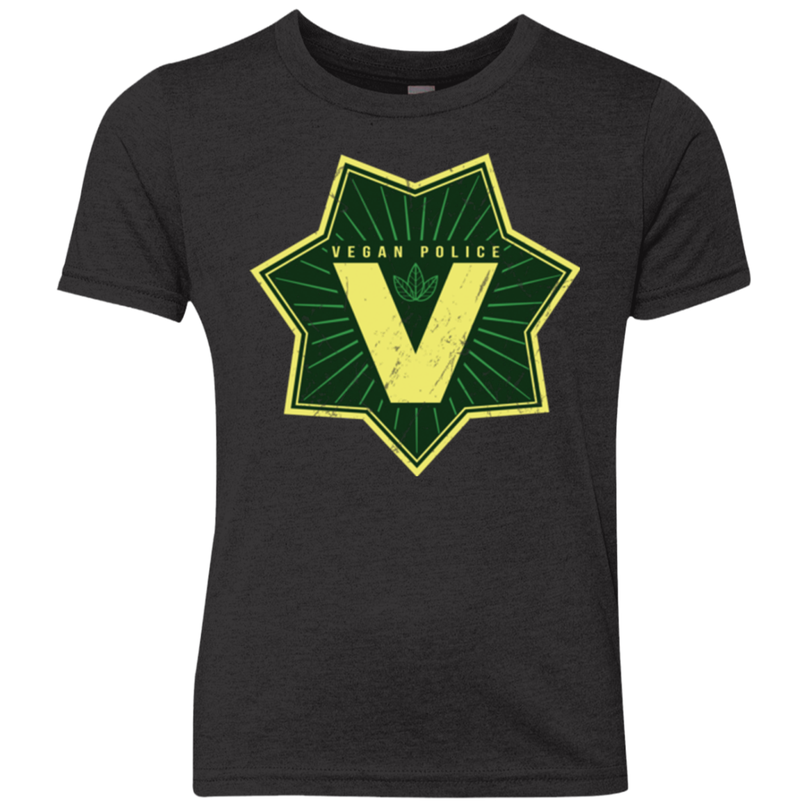 Vegan Police Youth Triblend T-Shirt