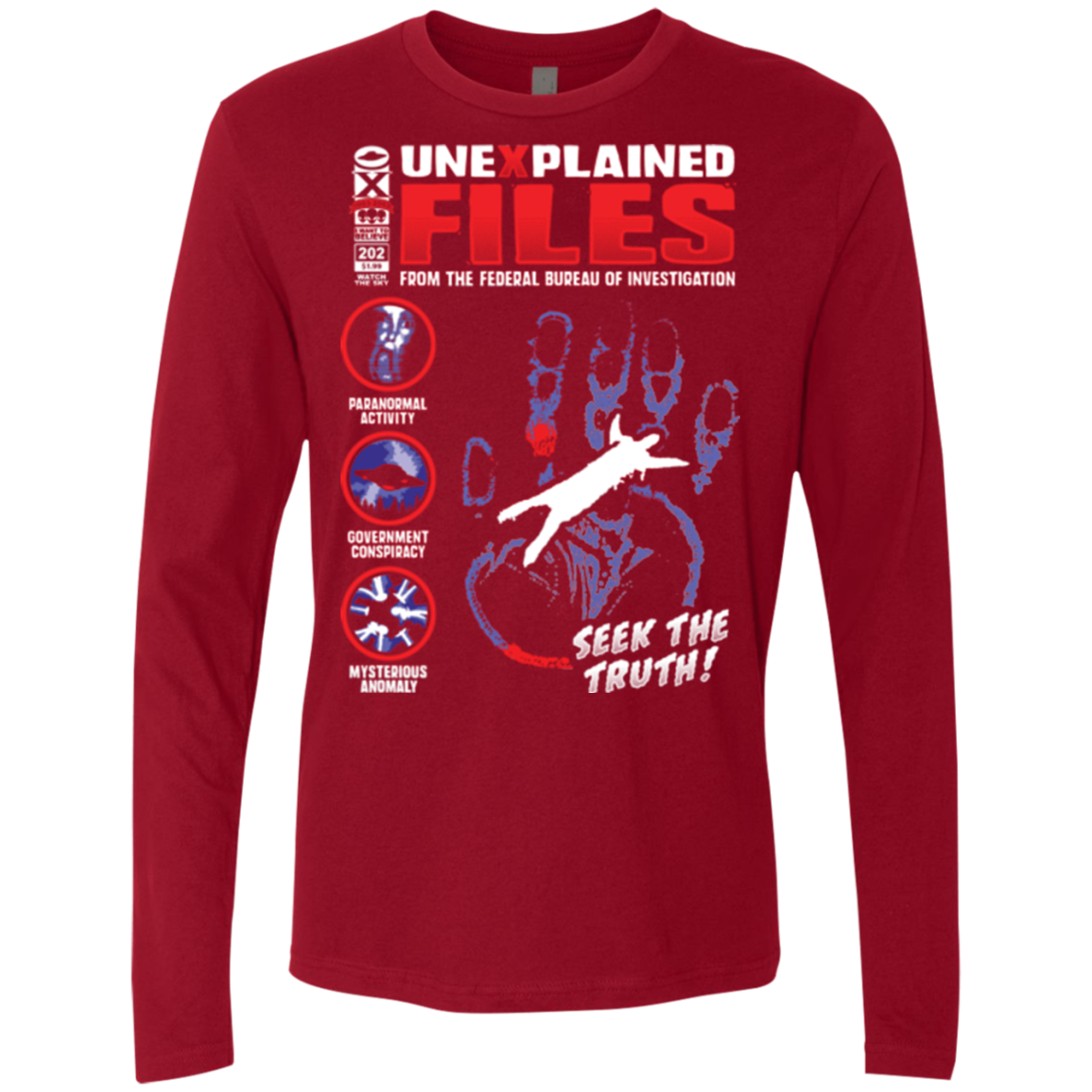 Unexplained Files Men's Premium Long Sleeve