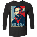 Yes Negan Triblend 3/4 Sleeve