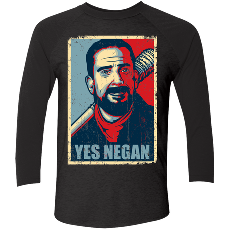 Yes Negan Triblend 3/4 Sleeve