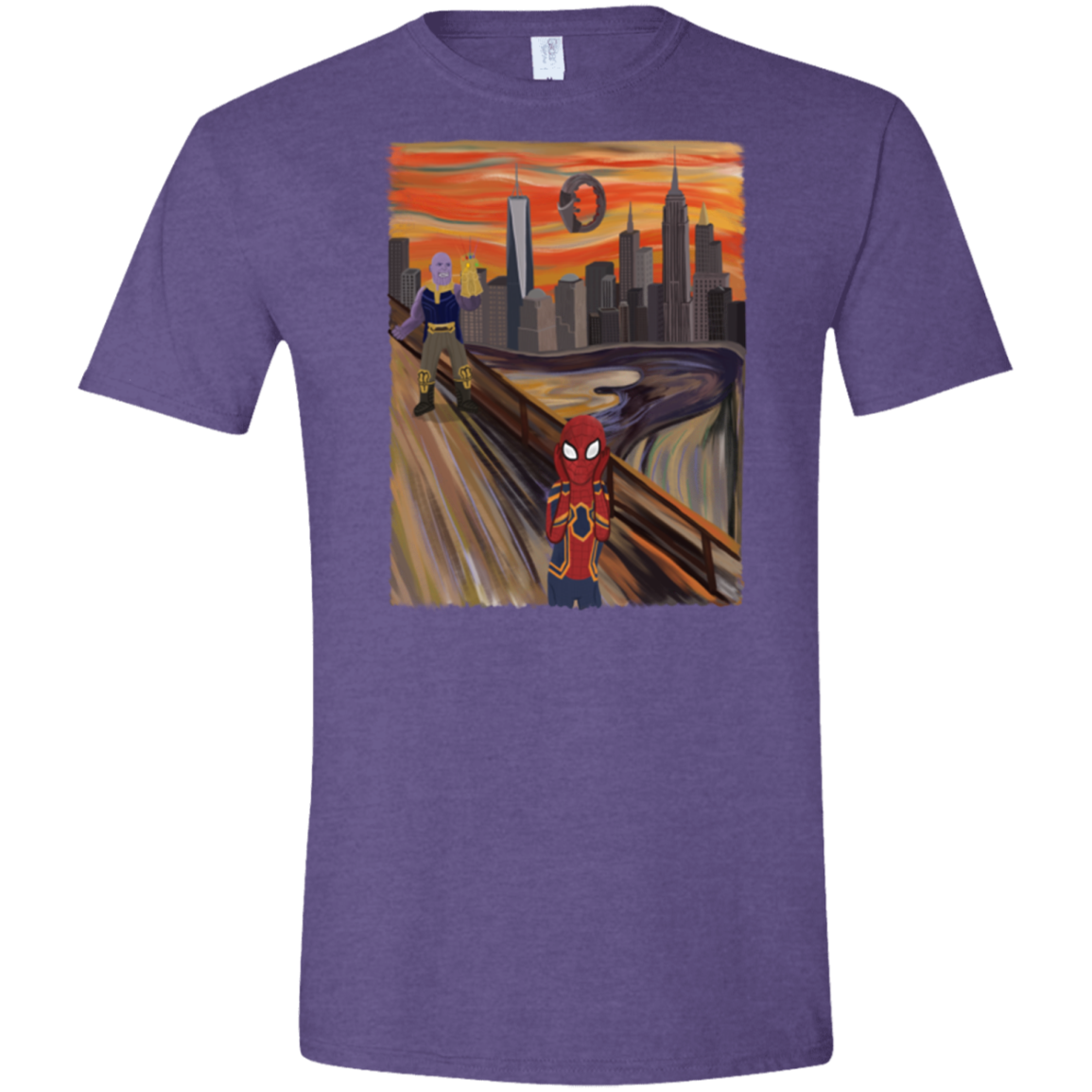 Spider Scream Men's Semi-Fitted Softstyle