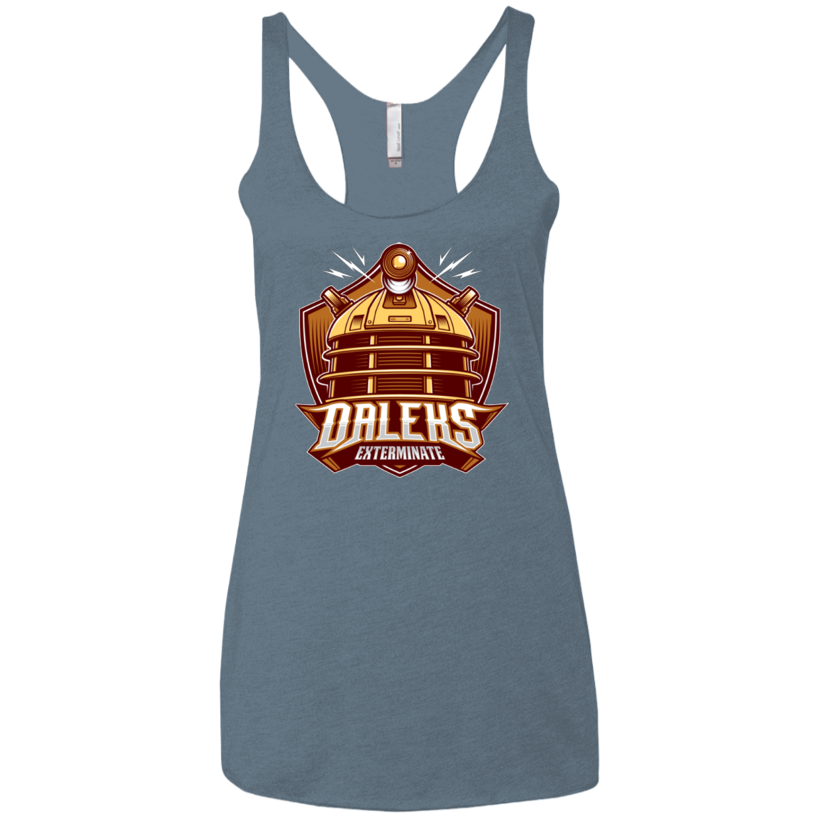 Dr. Who Daleks Women's Triblend Racerback Tank