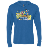 Duck Tails Triblend Long Sleeve Hoodie Tee