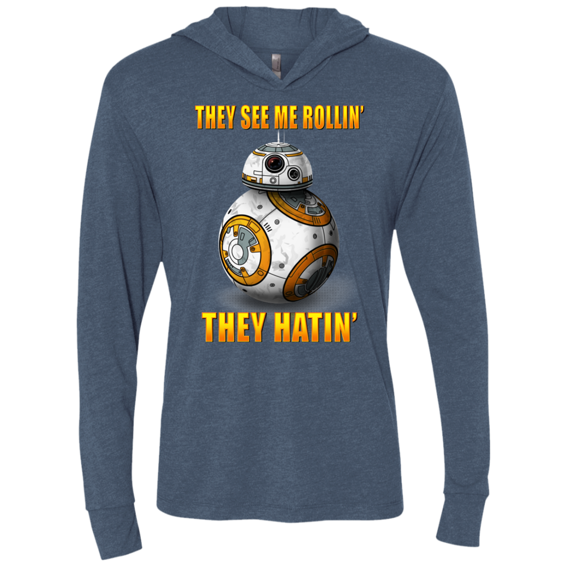 BB8TSMR Triblend Long Sleeve Hoodie Tee