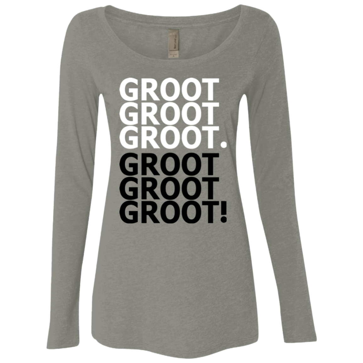 Get over it Groot Women's Triblend Long Sleeve Shirt