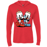 Butthead Triblend Long Sleeve Hoodie Tee