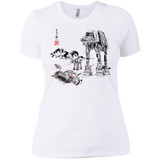 Battle in the Snow Sumi e Women's Premium T-Shirt