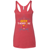 I GEEK vol 2 Women's Triblend Racerback Tank