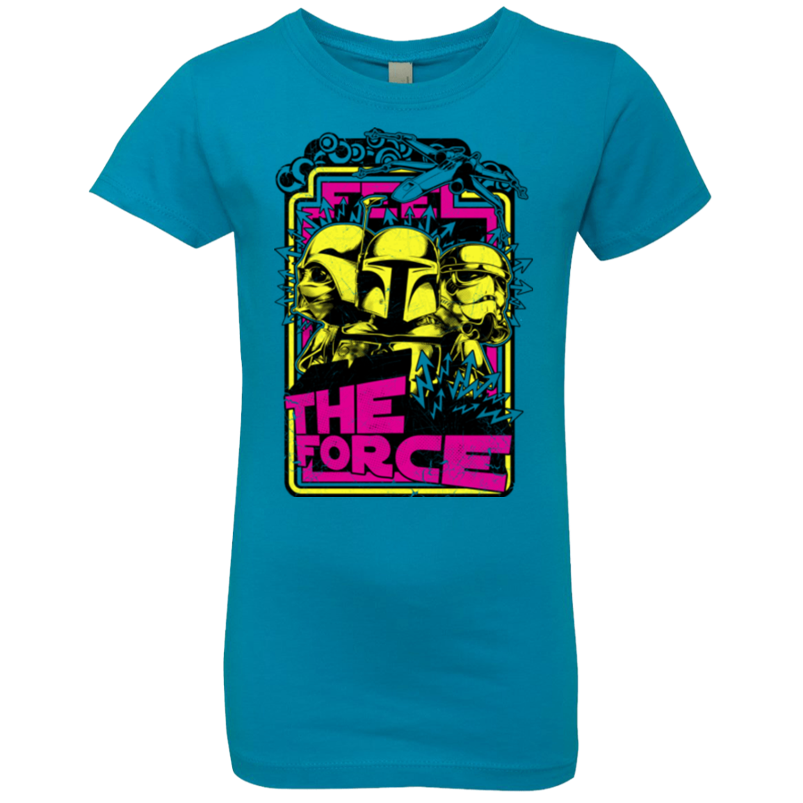 Feel The Force Girls Premium T-Shirt