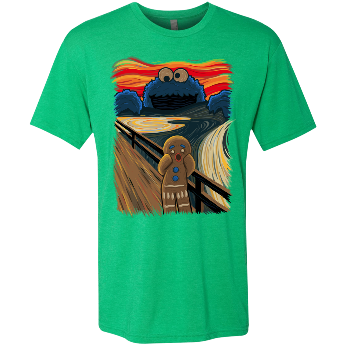 The Cookie Muncher Men's Triblend T-Shirt