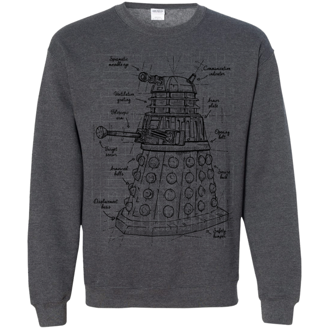 Dalek Plan Crewneck Sweatshirt