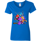 Teenage Mutant Ninja Squids Women's V-Neck T-Shirt