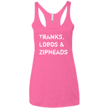 Tranks Lobos Zipheads Women's Triblend Racerback Tank