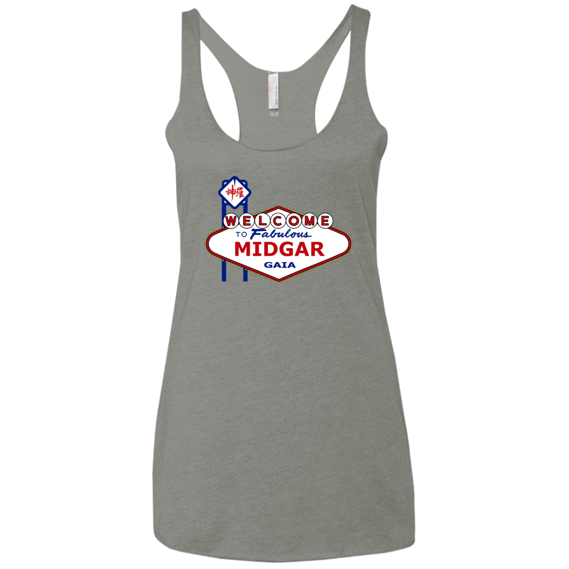 Viva Midgar Women's Triblend Racerback Tank