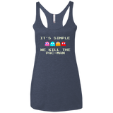 Pacmanok Women's Triblend Racerback Tank