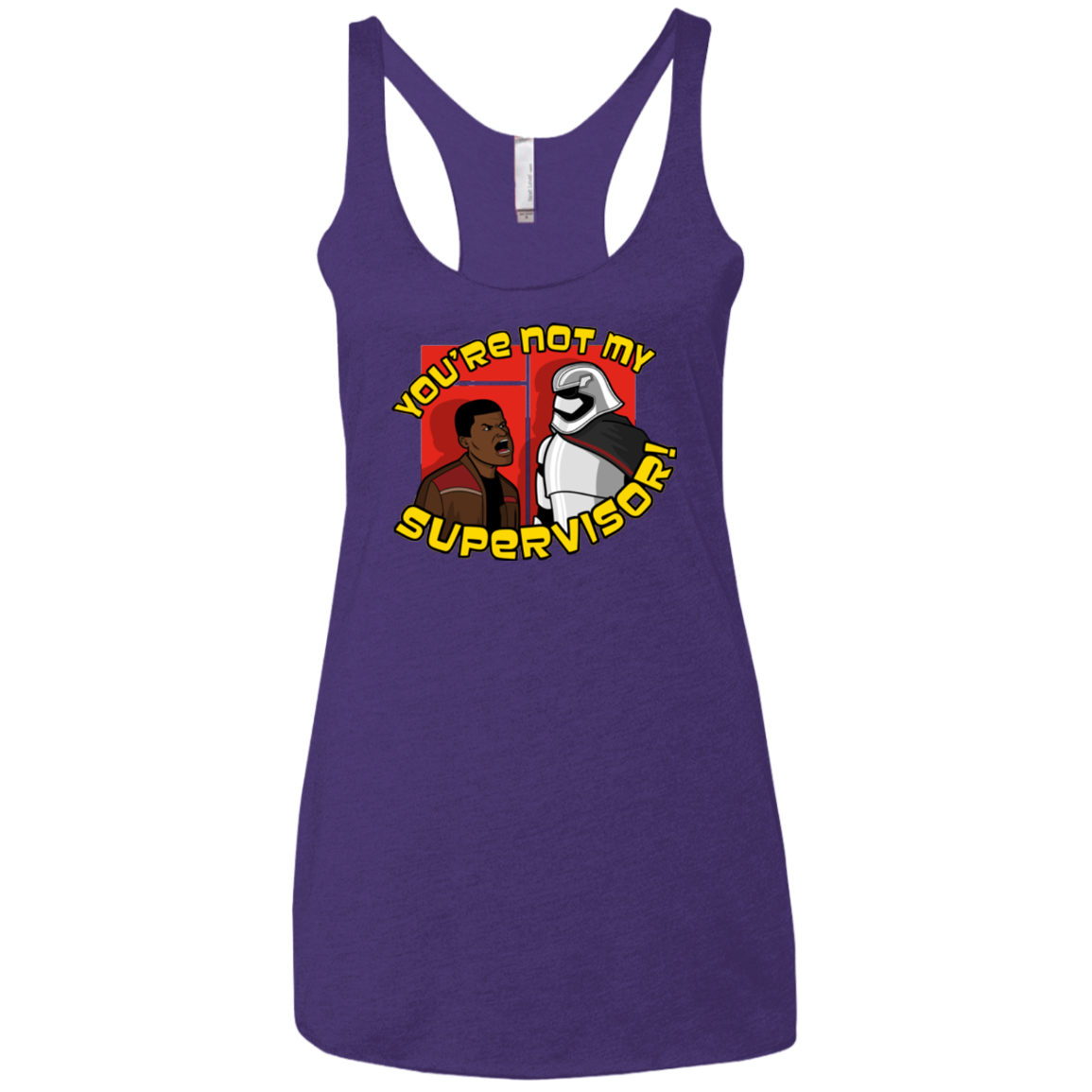 The Tunt Awakens Women's Triblend Racerback Tank