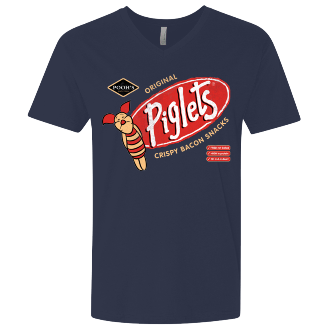 Pigsnacks Men's Premium V-Neck