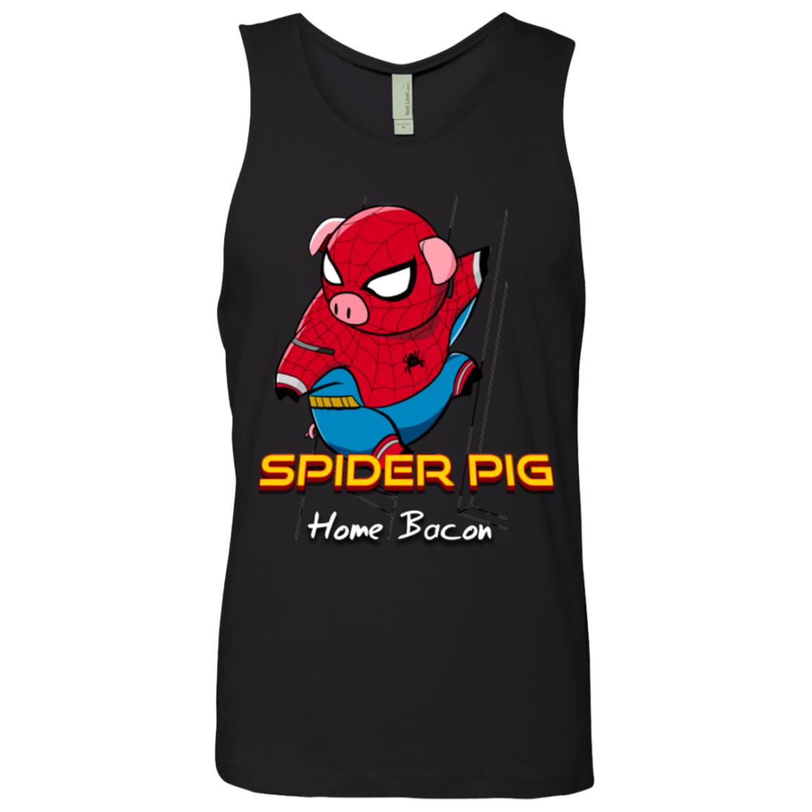 Spider Pig Build Line Men's Premium Tank Top