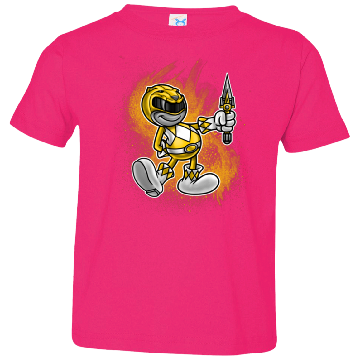 Yellow Ranger Artwork Toddler Premium T-Shirt