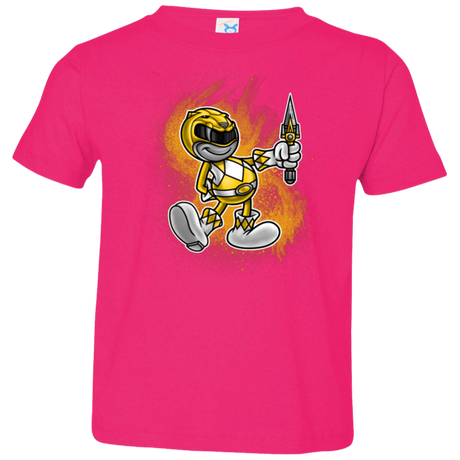 Yellow Ranger Artwork Toddler Premium T-Shirt