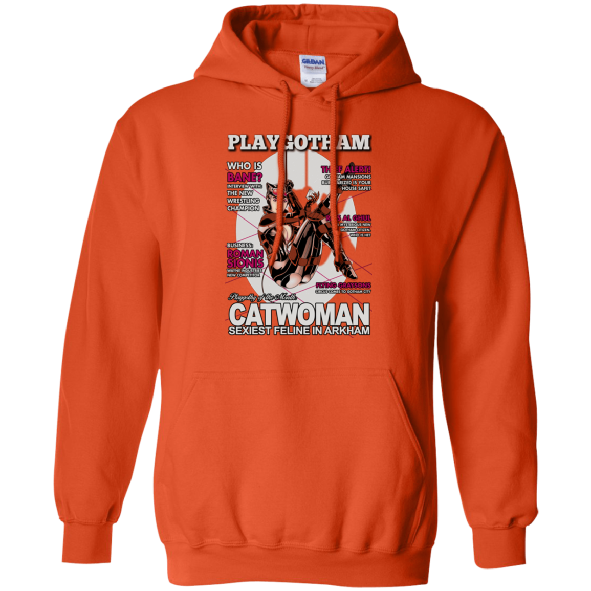 Catwoman PlayGotham Pullover Hoodie