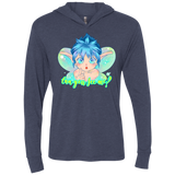 Can you see me Triblend Long Sleeve Hoodie Tee