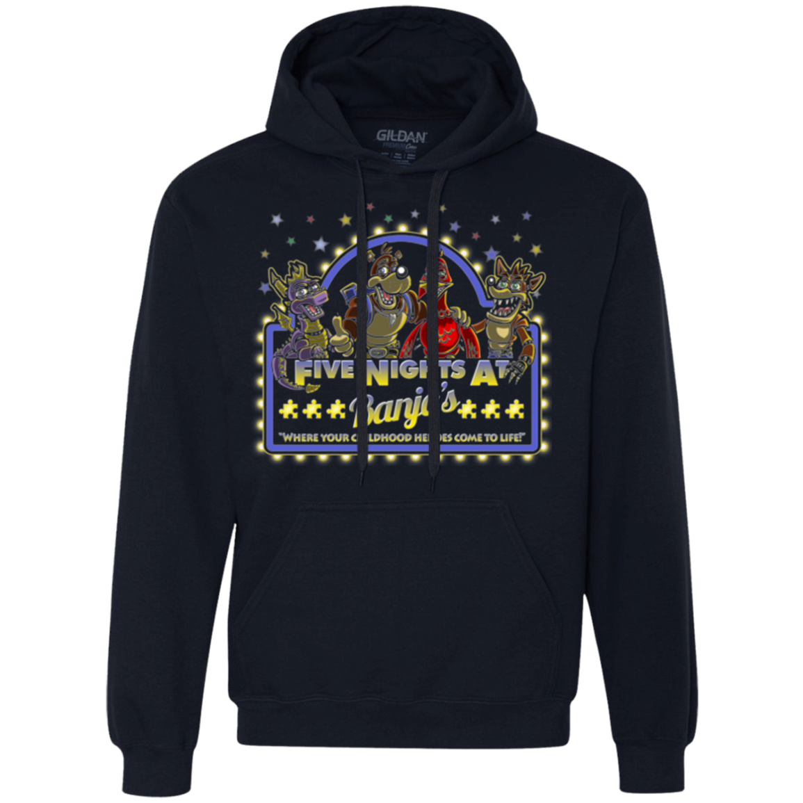 Five Nights at Banjos Premium Fleece Hoodie