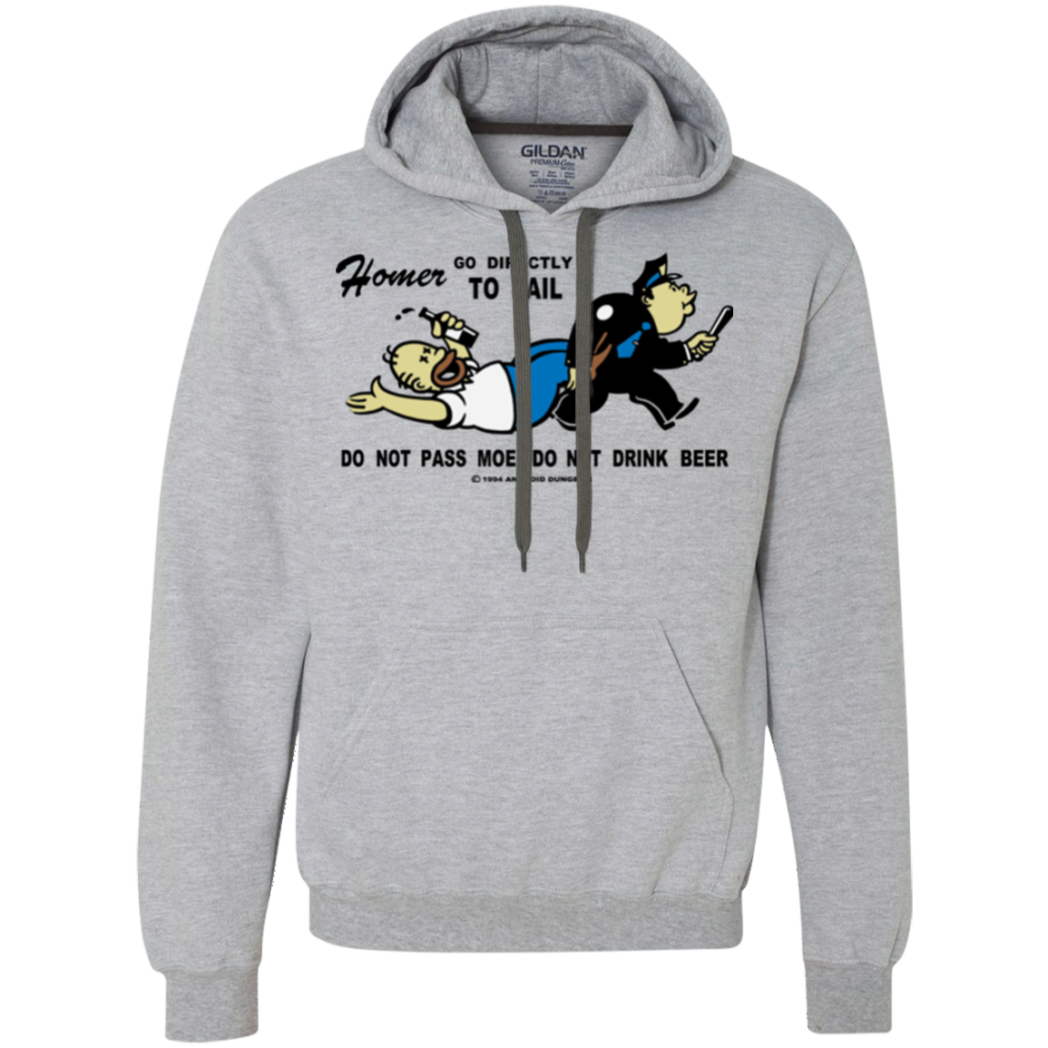 Do Not Pass Moe Premium Fleece Hoodie