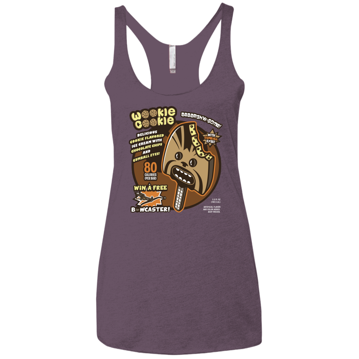 Wookie Cookie Women's Triblend Racerback Tank