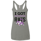 Rats on rats on rats Women's Triblend Racerback Tank